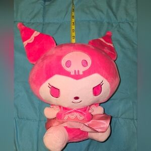 Hello Kitty Friends 12" Pretty in Pink Kuromi Monochrome Plush Lolita Style 2024